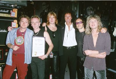 Brian and Def Leppard